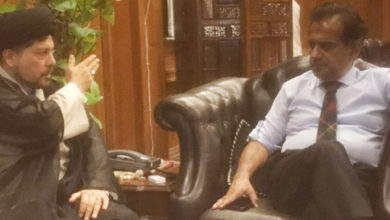 علامہ باقر عباس زیدی کی وفد کے ہمراہ کمشنر کراچی سے ملاقات