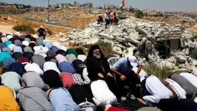 بیت المقدس کے مسلمانوں اور عیسائیوں کی یکجہتی کا مظاہرہ