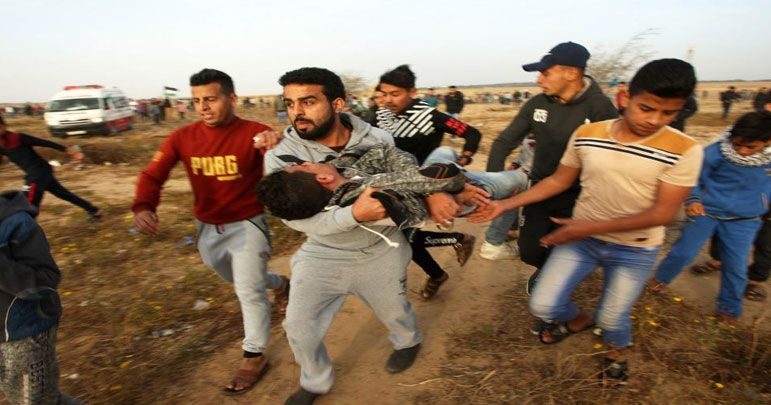 غزہ: فلسطینیوں پر صیہونی فوج کا حملہ، 22 بچوں سمیت 50 زخمی