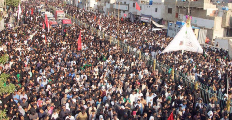 کراچی، چہلم امام حسینؑ کے مرکزی جلوس میں لاکھوں عزاداروں کی شرکت