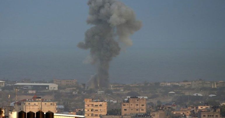 اسرائیلی لڑاکا طیاروں کا غزہ پر ایک اور فضائی حملہ