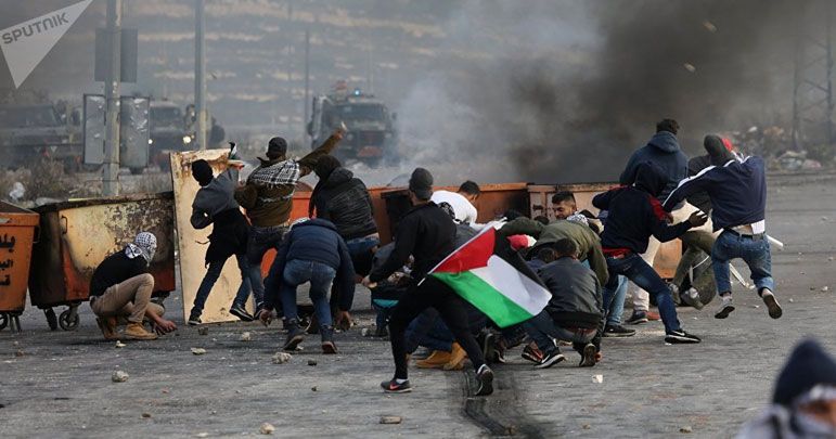 صیہونی آبادکاری کے خلاف یوم الغضب، فائرنگ سے 77 فلسطینی زخمی