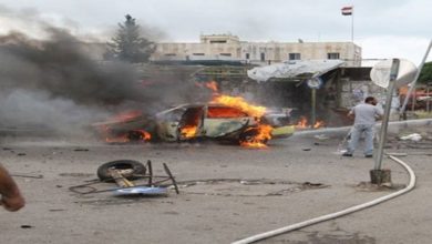 شام کے شہر خان شیخون میں کار بم حملہ ناکام