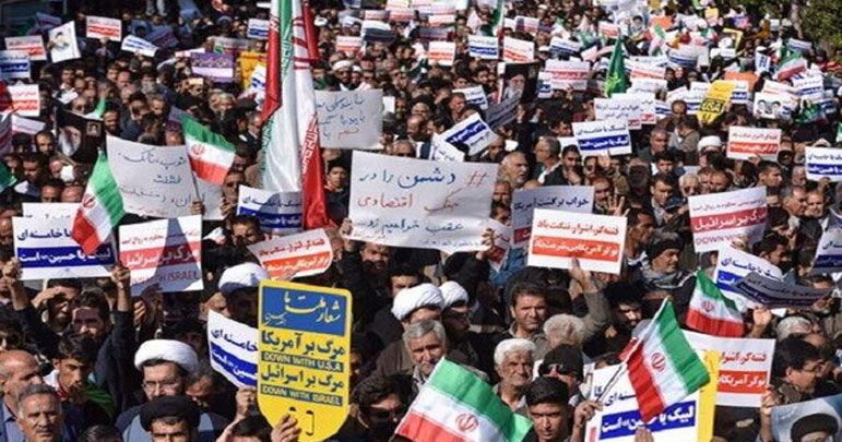 ایران میں اغیار کی مداخلت کے خلاف عوام کی عظیم الشان ریلی