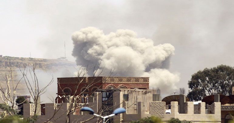 یمن پر جارح سعودی افواج کے میزائلوں اور راکٹوں سے حملے جاری