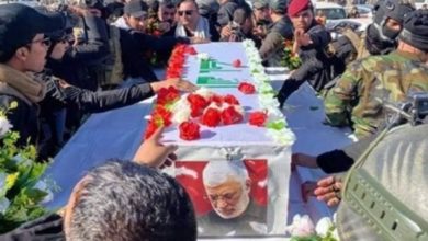 عراق: بصرہ میں شہید ابو مہدی المہندس کی تشییع جنازہ