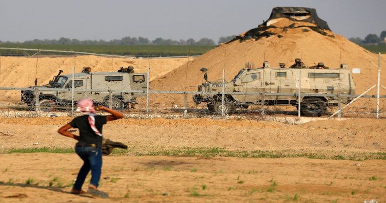 صیہونی فوج نے غزہ کی سرحد پر تین فلسطینیوں کو شہید کردیا