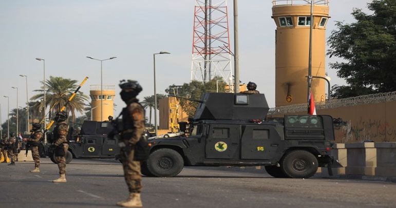 بغداد کے گرین زون علاقے میں امریکی سفارتخانے پر راکٹ حملہ