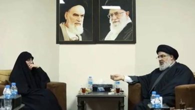 حزب الله کے سربراہ حسن نصراللہ سے زینب سلیمانی کی ملاقات