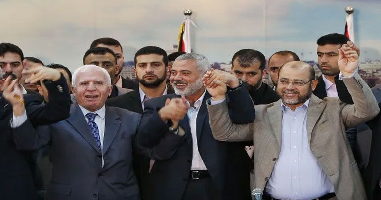 حماس اور الفتح کے درمیان پانچ فریقی اجلاس کے انعقاد پر اتفاق