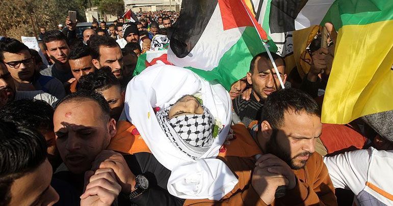 اسرائیلی حکومت کی دہشت گردی فلسطینی شہداء کی تعداد 4 ہو گئی