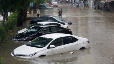 کراچی میں شدید بارش
