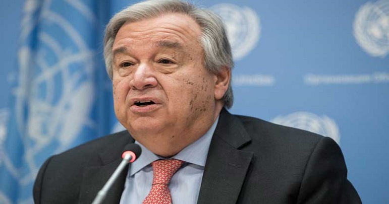 اقوام متحدہ کے سیکریٹری جنرل انٹونیو گوتیریس
