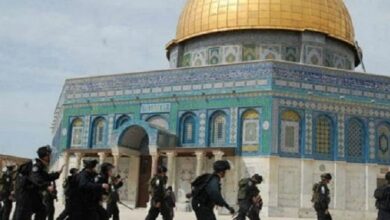 صیہونی فوج کی سرپرستی میں یہودی شرپسندوں کی مسجد اقصٰی کی بے حرمتی کا سلسلہ جاری