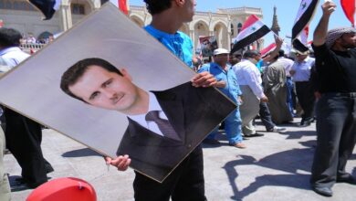 شامی عوام کا اسرائیل کے خلاف اور صدر بشارت اسد کے حمایت میں مظاہرے