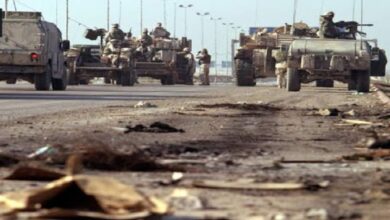 عراق میں امریکی فوجیوں کے کانوائے پر حملہ