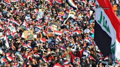 فلسطین کی حمایت میں عراقی عوام کے مظاہرے
