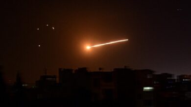شام، حمص میں دھماکہ، اسرائیلی میزائل فضاء میں تباہ