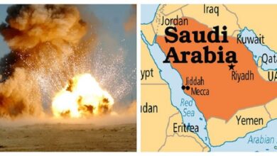 سعودی عرب کے اسلحہ گودام ميں زور دار دھماکہ