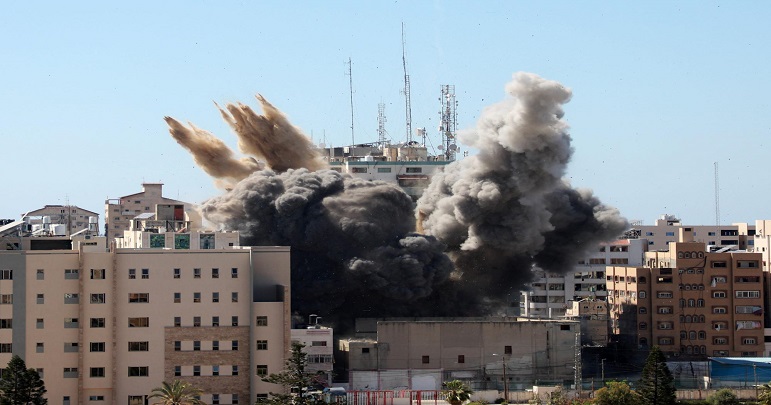 صیہونی جنگی طیاروں کی غزہ پر تازہ حملہ