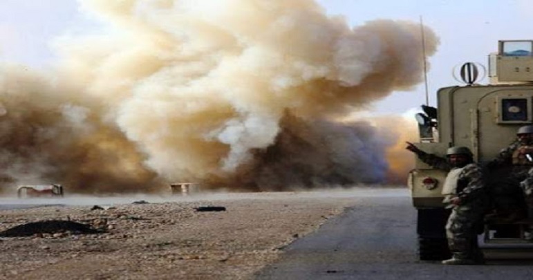 عراق میں امریکی فوجی کاروان پر حملہ