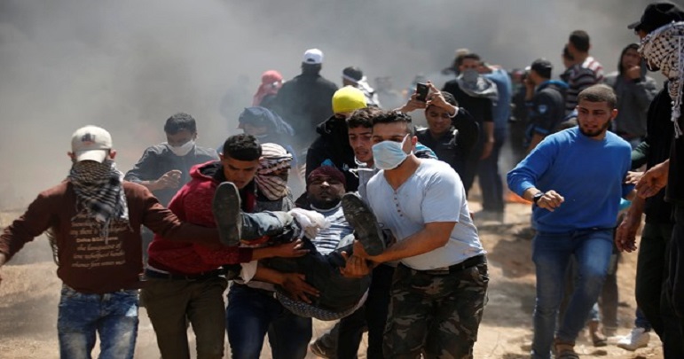 اسرائیلی فوجیوں کی وحشیانہ کاروائی، 24 فلسطینی زخمی