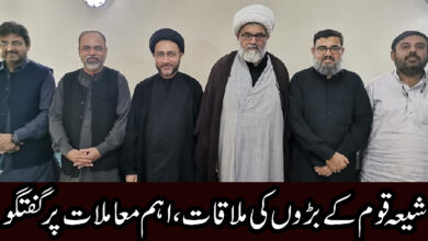 شیعہ قوم کے بڑوں کی ملاقات، اہم معاملات پر گفتگو