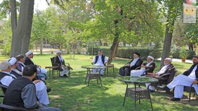 سابق افغان صدر سے افغان شیعہ علماء کونسل کے وفد کی ملاقات