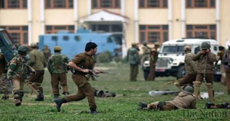 ہندوستانی پنجاب میں فوجی کیمپ پر حملہ