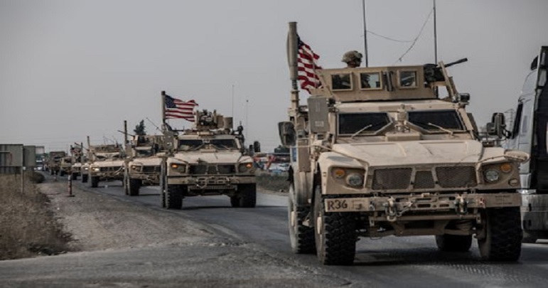 The largest convoy of US troops entered Iraq from Syria