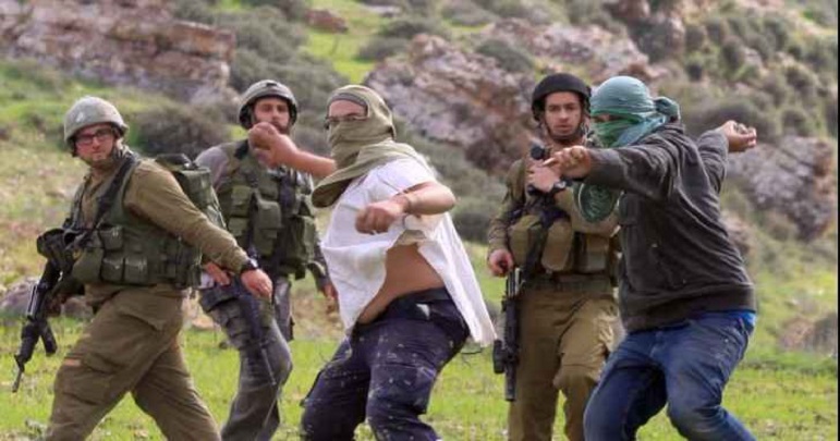 اسرائیلی آبادکاروں کا فلسطینی باشندوں پر حملہ