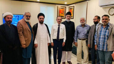 عزاداروں پر بلاجواز مقدمات ،شیعہ علماء کونسل کے وفد کی سیکریٹری داخلہ سندھ سے ملاقات