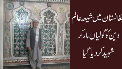 افغانستان میں شیعہ عالم دین کو گولیاں مار کر شہید کردیا گیا