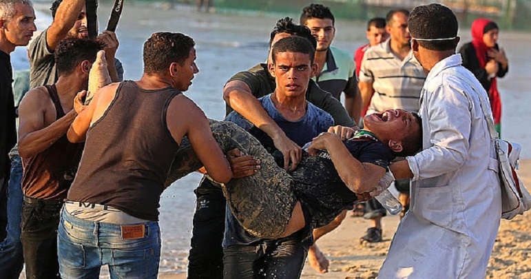 صیہونی فوجیوں کا فلسطینیوں پر حملہ، 154 زخمی