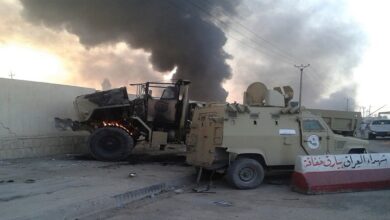 عراق میں امریکی فوجی قافلے پر حملہ