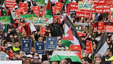 اسرائیل کے ساتھ معاہدے کے خلاف اردنی عوام سراپا احتجاج