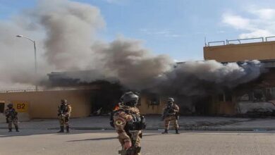 بغداد میں امریکی سفارت خانے پر راکٹوں سے حملہ