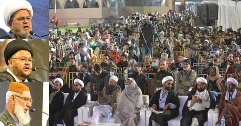 کراچی، شیعہ علماء کونسل کی جانب سےشہدائے اسلام کانفرنس کا انعقاد