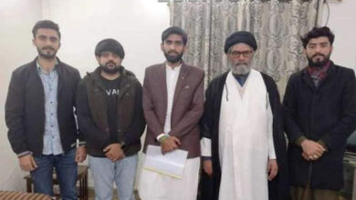 مرکزی صدرجے ایس او کی وفد کے ہمراہ علامہ ساجد نقوی سے ملاقات