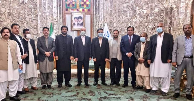 ڈپٹی سپیکرقومی اسمبلی قاسم خان سوری کی اسپیکر پارلیمنٹ ایران ڈاکٹر باقر قالیباف سے ملاقات