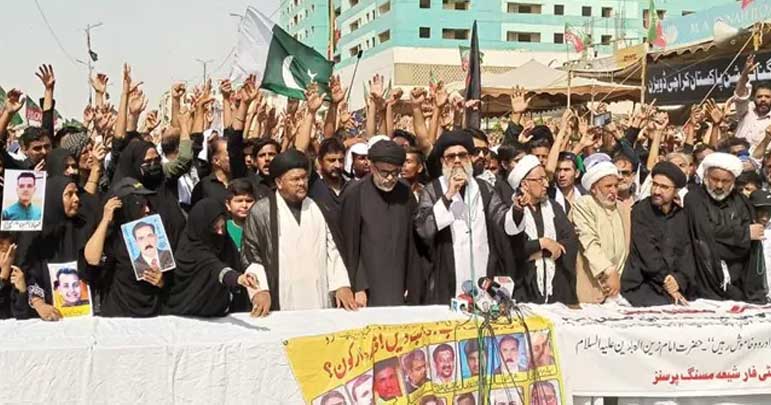 شیعہ مسنگ پرسنزبازیاب نہ ہوئےتو ریاستی اداروں کے دفاتر پر احتجاج ہوگا