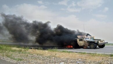 عراق میں امریکی فوجی کاروانوں پر حملہ