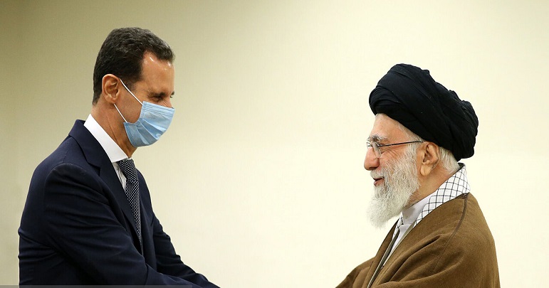 شام کے صدر بشار اسد کی آیت اللہ خامنہ ای سے ملاقات