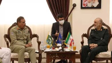 ایران پاکستان کی سلامتی کو اپنی سلامتی کے مترادف سمجھتا ہے، جنرل حسین سلامی