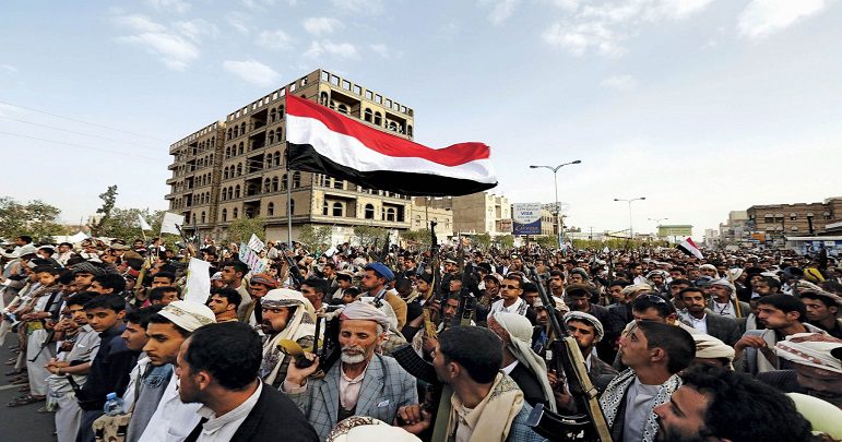 یمن میں سعودی اتحاد کے خلاف بڑے پیمانے پر مظاہرے