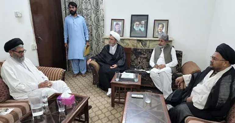 علامہ ساجد نقوی سے شیعہ علماءکونسل کے اہم مرکزی قائدین کی ملاقات