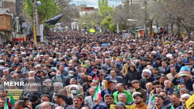 ایران، بحیرہ کیسپیئن سے خلیج فارس تک فضائیں "اسرائیل مردہ باد" سے گونج اٹھیں