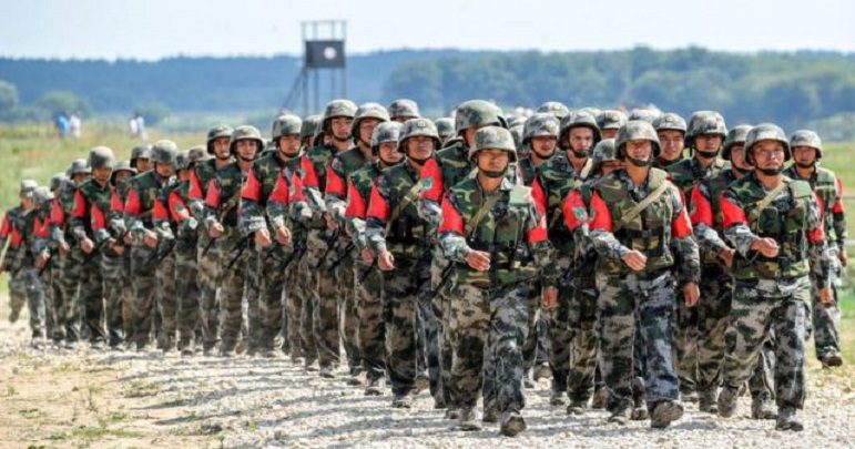 چینی افواج کی تائیوان کے اہم اہداف پر حملہ کرنے کی مشق