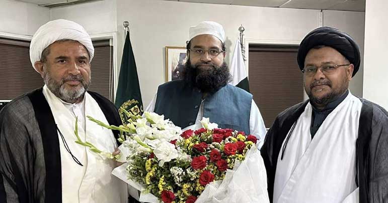 علامہ ناظر عباس تقوی کی اسلام آباد میں طاہر اشرفی سے ملاقات