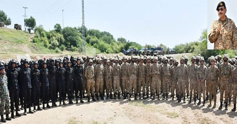 آرمی چیف جنرل عاصم منیر کا ٹلہ فائرنگ رینج جہلم کا دورہ